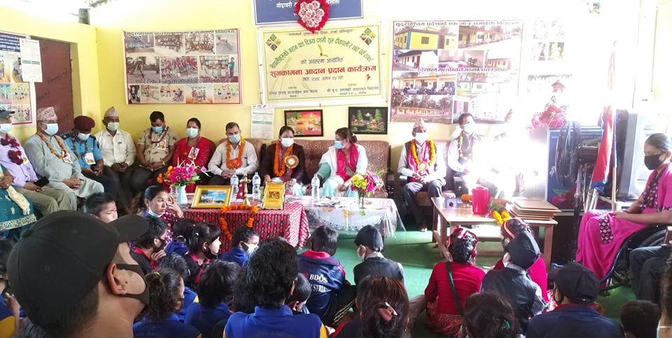 सु.प समाबेशी बिधालयमा दशै तिहार तथा छठ पर्व शुभकामना आदान प्रदान सम्पन्न